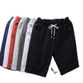 Summer Mens Casual Shorts Cotton Male Short  Clothing Solid Men's Shorts M-5XL Fashion Youth Beach Pants Calf-length Short Pants