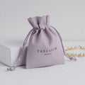 PandaSew Custom Logo Printed Microfiber Jewelry Drawstring Bag Makeup Gift Bags Jewelry Pouch