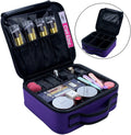 Relavel Professional Beauty Box Makeup Vanity Case Model Train Display Cases Quilted Makeup Case