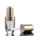 Silver Metal Cap Packaging Bottle Glass Bottle with Lotus Round Head Dropper for Essential Oil/essence/perfume