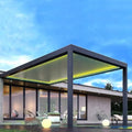 Professional Factory Aluminium Pergola Modern Terrace Louver Bioclimatic Arches Arbours Bridge Balcony Garden Gazebos UV