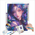 N-2132 Modern Home Decoration Art Kits Fairy Diamond Painting for Adults with Full Drill Portrait Subject