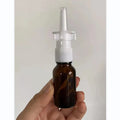 In Stock 5ml 10ml 15ml 20ml 30ml Amber/clear/blue/green Glass Mini Pocket Nasal Spray Pump Wash Bottle for Personal Cleaning