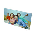 Topjlh Wholesale Personalized Printing Blank Glass Photo Frame for Sublimation Transfer Decorative Wall Glass Photo Frame