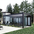 Aluminum Louvered Pergola with Flip Blades Fast Delivery Manufacturer for Outdoor Pergola Wholesale Market