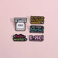 Computer Program Code Enamel Pins Custom Hello World Brooches Lapel Badges Funny Jewelry Gift for Kids Friends