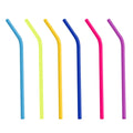 BPA Free Eco-Friendly Silicone Drinking Straws Reusable Silicone Straw
