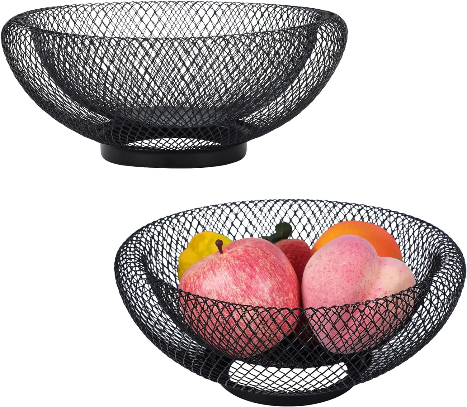 Modern 48 CN;ZHE Counter Home Decor Fruit Vegetable Bowl Metal Wire Eco-Friendly Customized Color Logo Party Food Storage Basket