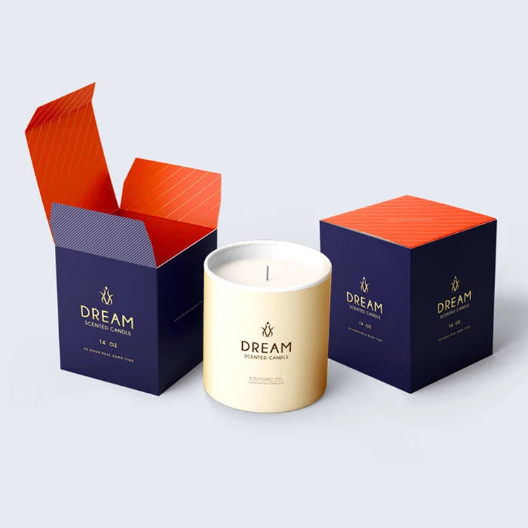 China Wholesale Cardboard Luxury Scent Votive Candle Packaging Boxes Supplies for Candle Jars