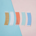 Blue 36pcs/Bag Waterproof Hold Tape Double Side Adhesive Wig Tape Made of Polyester