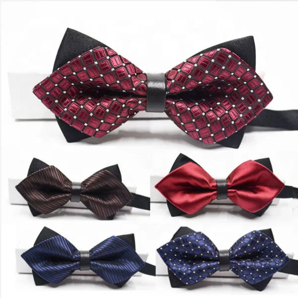 Men's Bow Ties Adjustable Pre-tied Bowties for Boys Man in Gift Box Bow Ties for Men