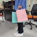Custom Colorful Kraft Paper Bags Packaging With Handle for Gift