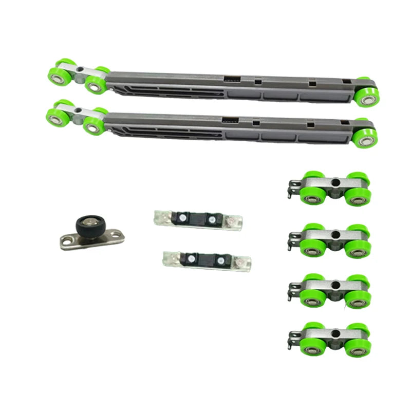 Soft Closing Aluminium Sliding Door Hardware System with Slim Frame Modern Design for Partition Doors 1 Year Warranty Office Use