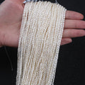 Wholesale 2-2.5mm Rice Shape Small Size Loose Freshwater Pearl Beads Strings