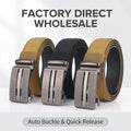 Wholesale Automatic Buckle Ratchet Custom Men's Metal Quick Release Adjustable Automatic Belt Buckle