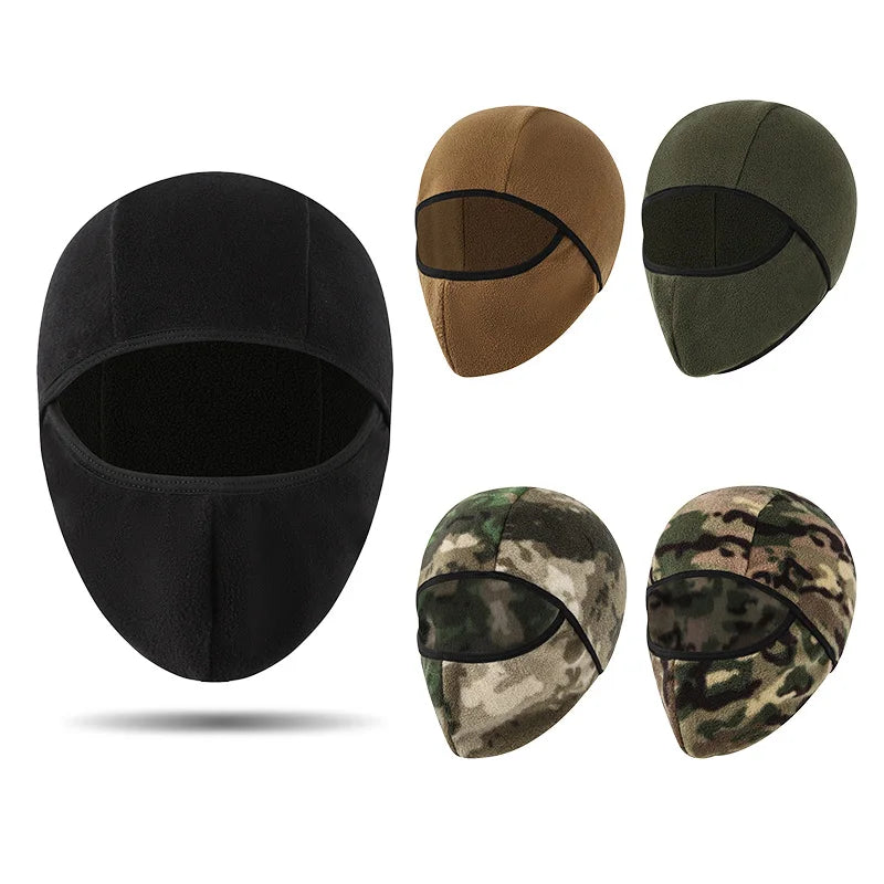 Wholesale Tactical Common Polar Fleece Unisex Ski Balaclava with One Hole Face Mask Custom Winter Sports Mask
