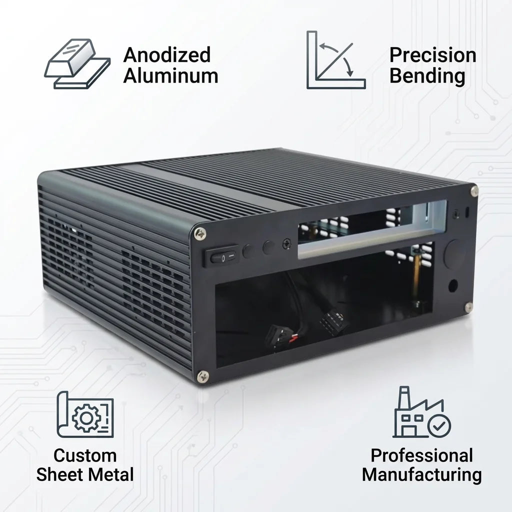 TZR Custom Server Chassis Sheet Metal OEM Shell Cold Rolled Sheet Enclosures Industrial Control Communication Equipment