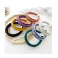 New Fashion Women Hairband Woven Fabric Headband Women Hair Accessories Wide Edge Twist Braid Headband