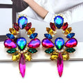 2023 New Arrival Fashion Jewelry Rhinestone Earrings for Women Wedding Accessories Luxury Statement Crystal Earrings Jewelry