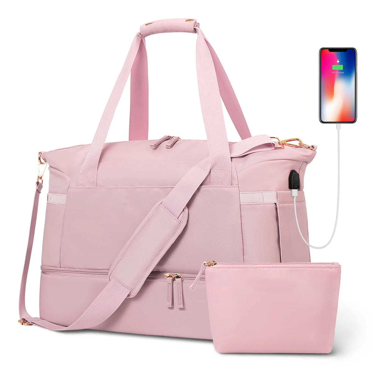 2026 Custom Logo Female Mini Handbag Vegetarian Polyester Fashion Handbag Polyester Lining Zipper Closure Solid Color Chains