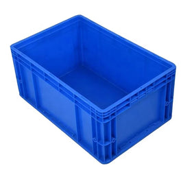 EU Standard 600x400mm Solid Box Stackable Plastic Crate 600x400mm Size