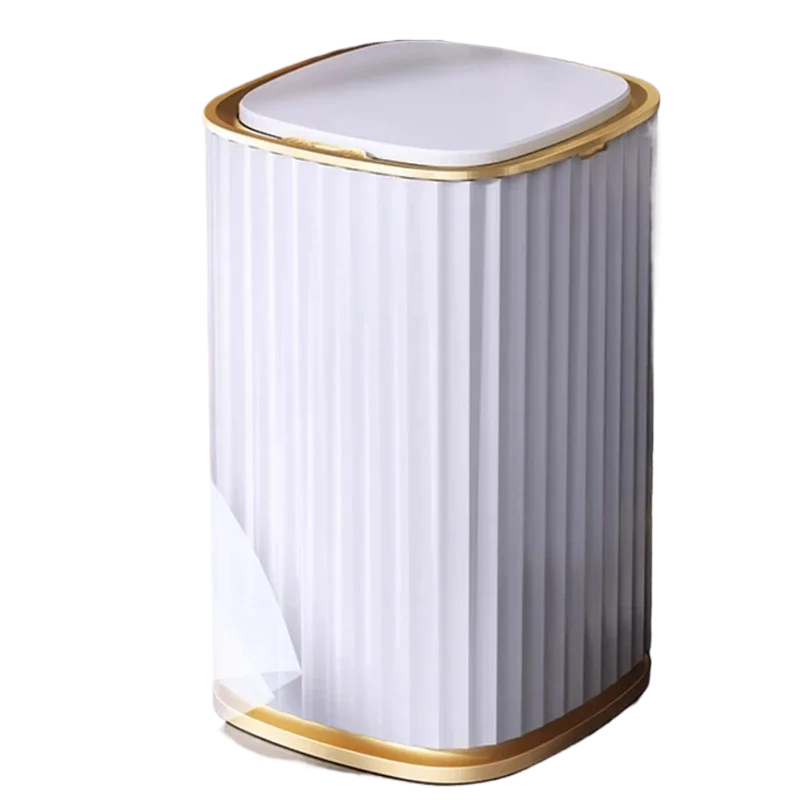 Automatic Sensor Waste Bin Smart Electronic Induction Bathroom Trash Can Waterproof Household Garbage Bin for Home Use