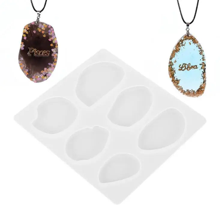 HY 47 Pcs Silicone Epoxy Resin Kit Casting Mold for Beginners Jewelry Making Resin Casting Molds