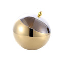 Hotel Restaurant Buffet Stainless Steel Oblique Mouth Salad Serving Bowl Dipping Sauce Bowls with Cover
