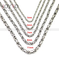 Hot Sale Jewelry Biker Chains Stainless Steel Cuban Men Necklace Hip Hop Link Necklace