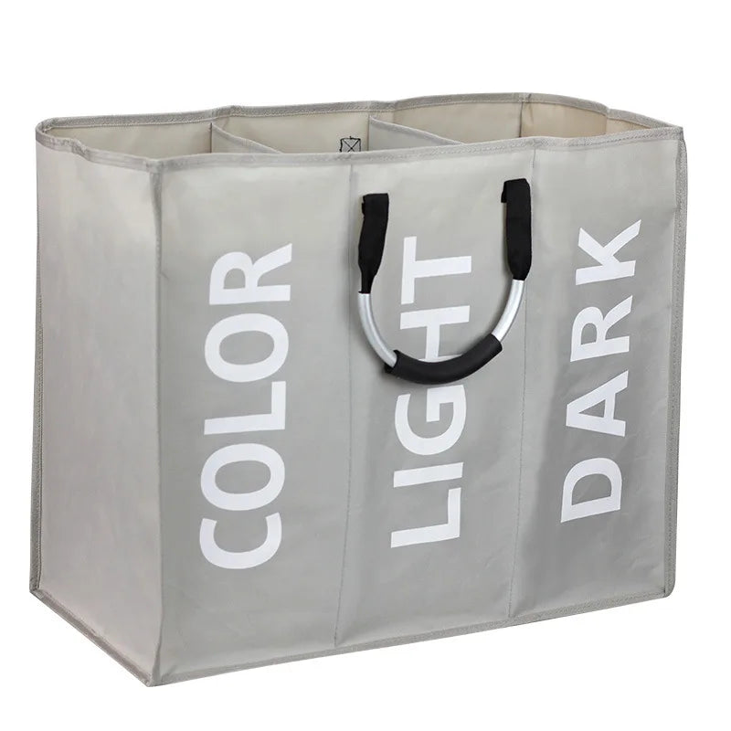 Wholesale Large Foldable Canvas Linen Cloth Storage Bag Laundry Hamper Durable Collapsible Laundry Basket Handles MegaBDM