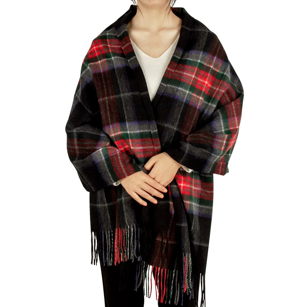 100% Cashmere Scarf Pashmina Shawls Custom Cheap Promotional Pashminas