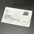 Manufactory Wholesale Hologram Hot Pressure Laminated Holographic Business PVC Plastic Transparent Cards Printing