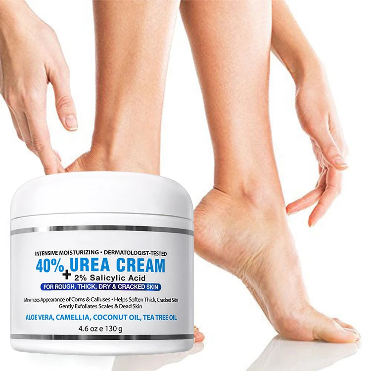 OEM ODM Scrub Dead Skin Remover Repair Peeling Moisturizing Cracked Heels Urea Exfoliating Herbal Organic Foot Skin Care Cream