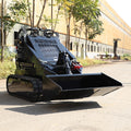 Free Shipping Mini Crawler Skid Steer Loader Wheeled Version with EPA Engine Pump Core Attachments In-Front Stand on Attachments
