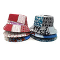 Landfond Spring Summer Unisex Reversible Bucket Hat with Paisley Floral Design for Daily Use and Travel