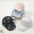 Summer Women Mesh Breathable Baseball Cap Lace Flower Lace Hat