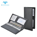MEYSHE Source Manufacturer Custom Genuine Leather RFID Blocking NATIONAL Style Long Wallet ID Card Holder for Men