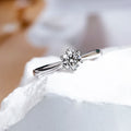 Messi Gems MSR-360 18K Gold 0.54ct Round Cut Lab Grown Solitaire Diamond Ring