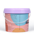 300ml~5L Good Sealing Plastic Bucket for Chocolate Spread Peanut Butter Food Sauces IML Packaging