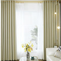 Beige Blackout Curtains High Shading Insulated Customizable Grommet-Style Woven Polyester for Home Office & Multi-Use Decor
