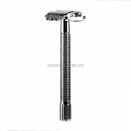 ZY Brass Copper Butterfly Open Double Edge Safety Razor Classic Old Fashioned Manual Shaving Razor Vintage Shaving Razor OEM