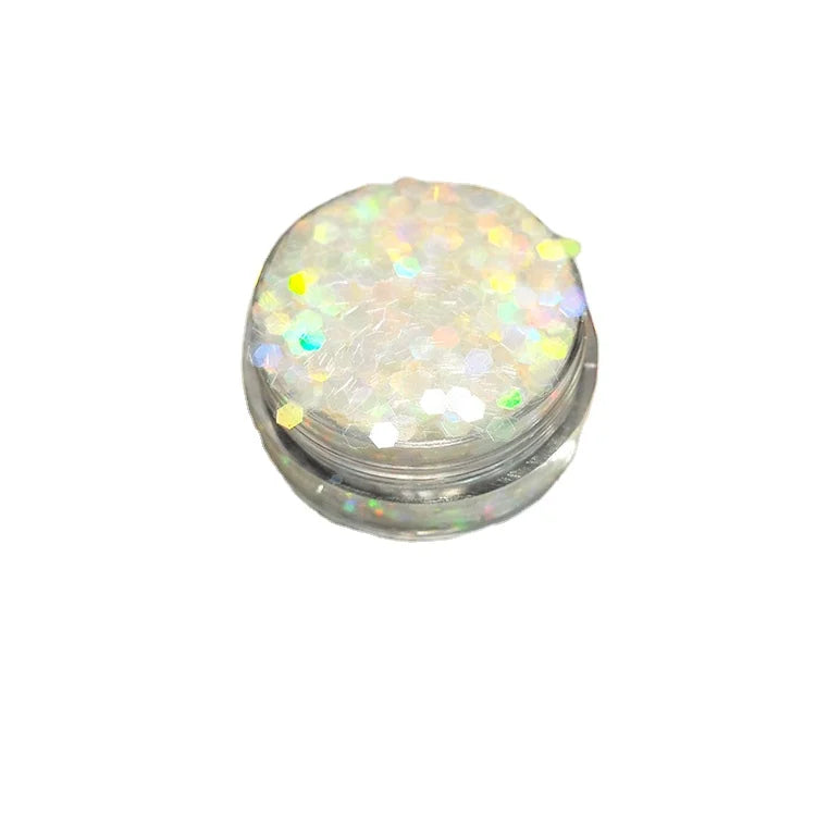 Xucai New Bulk Fine Glitter Powder Transparent Colorful Bio Glitter Shaker Festival Christmas Crafts Promotional Party Supplies