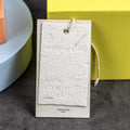 Source Factory Direct Sale New Arrival Customizable Size & Logo Paper Hang Tags Coated Paper Hang Tags for Clothing