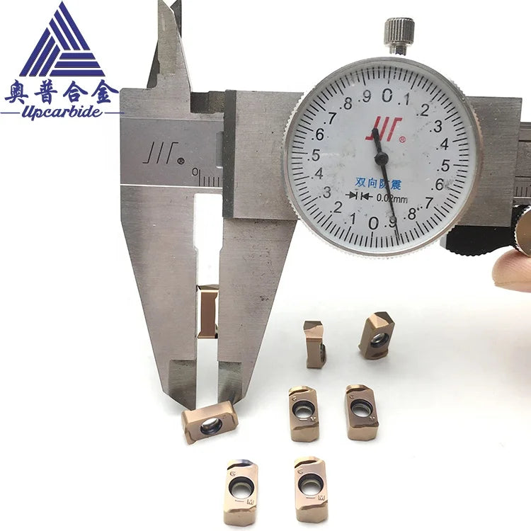 CNC Cutting Tools Tungsten Carbide Milling Tips 6.2mm Width 12mm Length Diameter Coated OEM for Metal Working Long Service Life