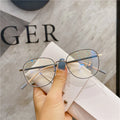 Jiuling Eyewear Round Metal Frame Oculos Comfortable Resin Nose Pad Glasses Anti Blue Ray Eyeglasses Frames for All Face