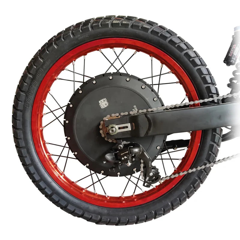 QS 273 72v Electric Bike Wheel Bub Motor 8000W/12000W/15000W Power with LED Display and Lithium Battery for Bicycle Kit