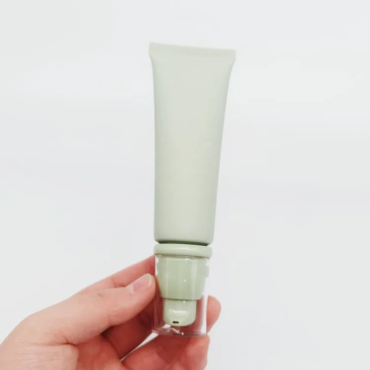 50g Bio-Plastic 100% Sugarcane Empty Cosmetic Green Soft Packaging Custom Design Wholesale Plastic 30ml 50ml  Airless Pump Tube