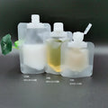 Matte Transparent Sample Bag Small Sachet Plastic Cosmetic Packaging Flip Top Spout Pouches