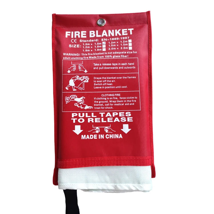 New Wholesale Car Fire Blanket Welding Fire Blanket  Emergency Fire Proof Blanket for Home and Kitchen