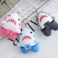 Creative Cartoon 3D Doll Toy Pendant Stuffed Plush Shark Keychain for Gifts